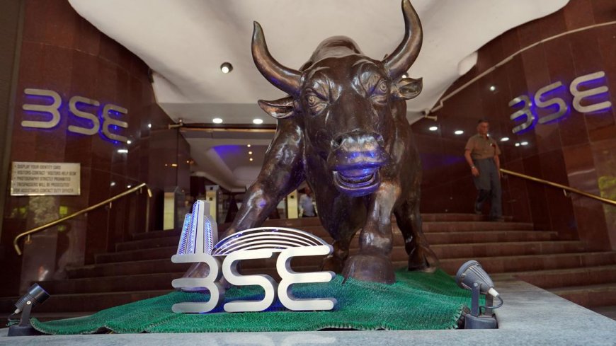 Market benchmarks open on flat note; Sensex at 66,400