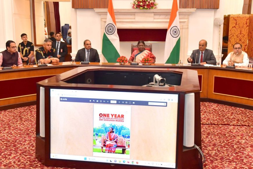 Rashtrapati Bhavan Launches e-Book on One Year of Presidency