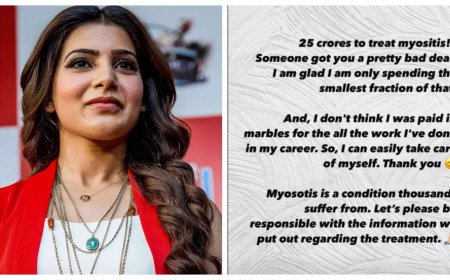 Samantha on taking financial help for treatment