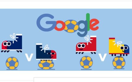 Google doodle celebrates 2023 FIFA Women's World Cup Quarter Finals