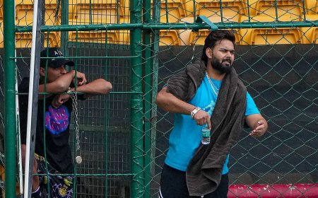 Rishabh Pant bats in a recreational game; shows progress since car crash  | Watch Video