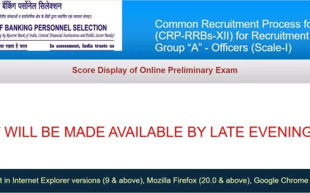 IBPS RRB PO Score Card 2023 released @ ibps.in; Direct link here