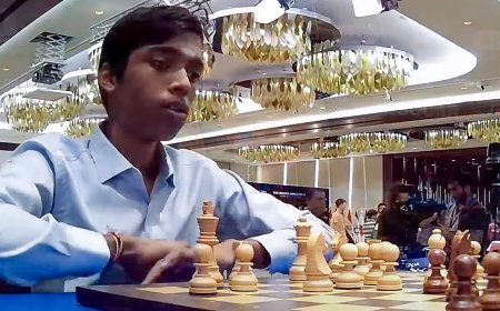 ‘Good for Chess’: R Praggnanandhaa receives grand welcome at Chennai airport | Watch