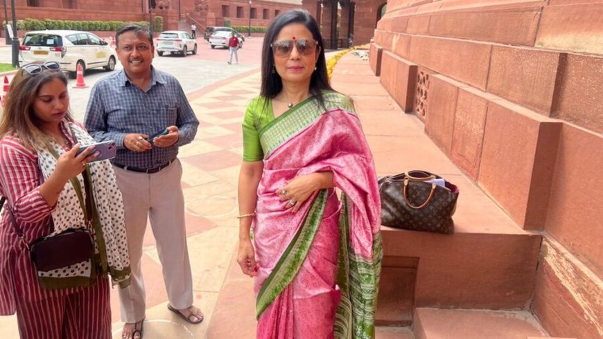 Mahua Moitra's 'bright pink &amp; green saree' jibe ahead of no-confidence motion speech