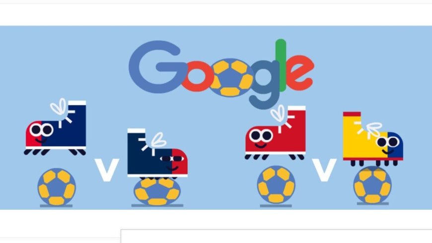 Google doodle celebrates 2023 FIFA Women's World Cup Quarter Finals