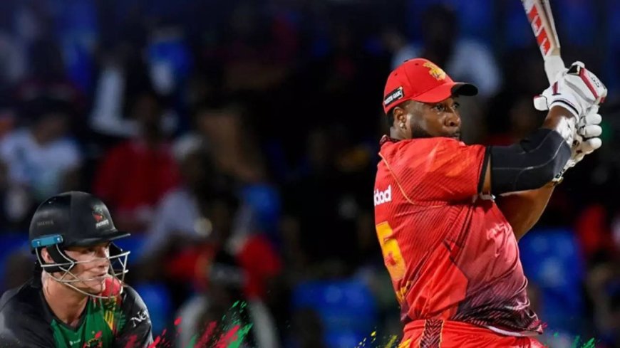 Watch: Pollard smashes 4 monstrous sixes in a single over in CPL