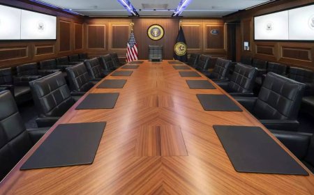 White House situation room gets 'Hollywood' facelift with new tech & mahogany