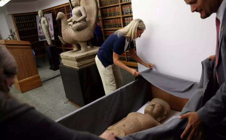Family of late US billionaire George Lindemann agrees to return looted artefacts to Cambodia