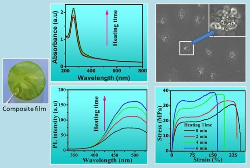 Scientists fabricated optically active flexible biodegradable polymer-nanocomposite films