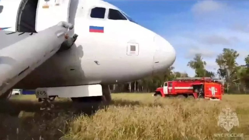 Russian Airbus A320 makes emergency landing in Siberian field