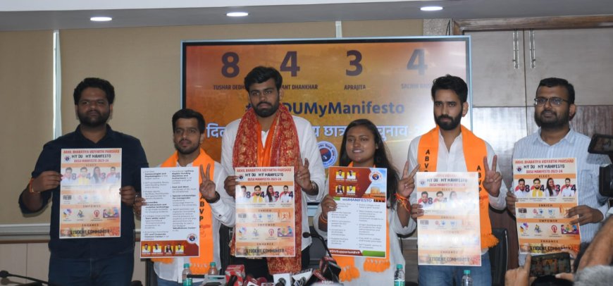 ABVP Launched a 21-point Manifesto along with "WoManifesto" 