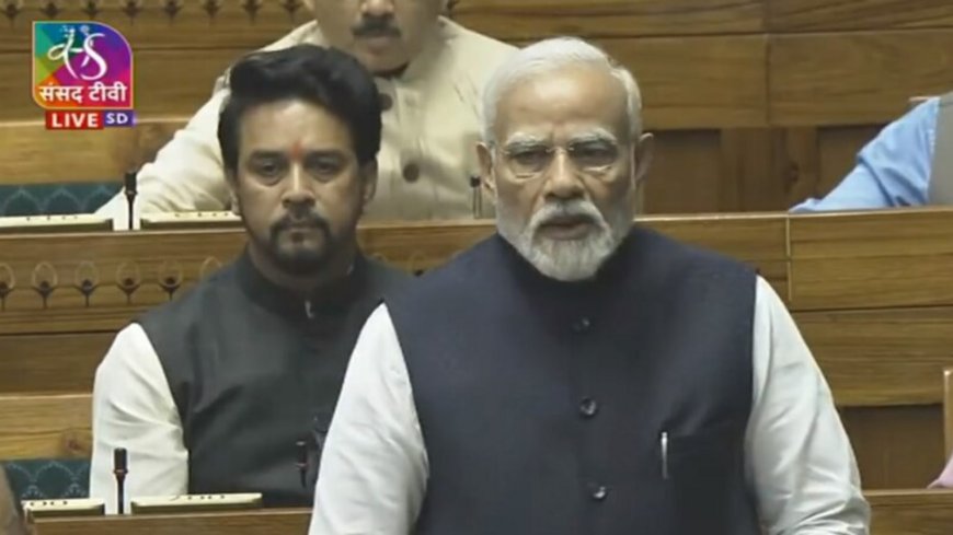 PM Modi thanks MPs for clearing Women's Reservation Bill in LS says 'Golden moment of India's Parliamentary journey'