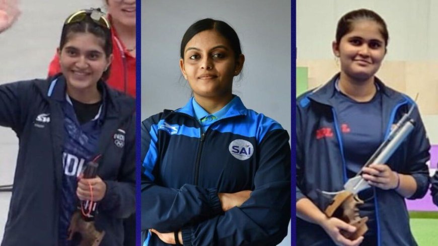 Asian Games 2023: India wins silver in women's 10m air pistol team event