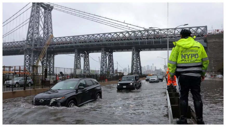 New York stunned & swamped by record-breaking rain as more downpours expected