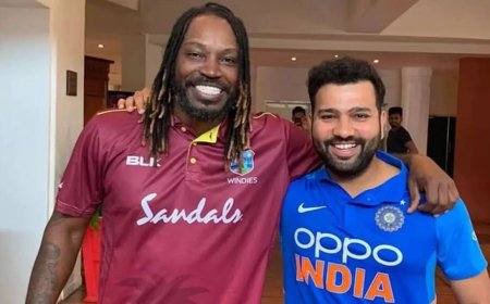 WATCH: Rohit Sharma's special message for Chris Gayle