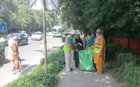 P20 Summit - A Special Sanitation Drive for Roads  initiated by NDMC