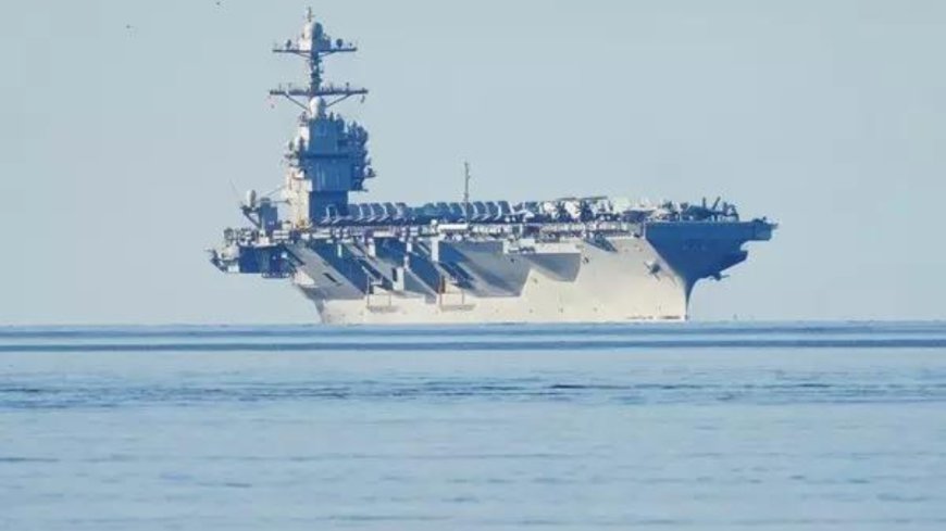 US aircraft carrier arrives in South Korea as North's leader Kim exchanges messages with Putin