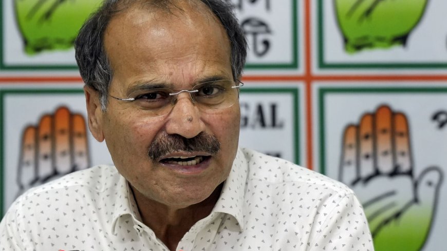 Congress' Adhir Ranjan Chowdhury, seen on video riding bike without helmet, says 'no one was there'