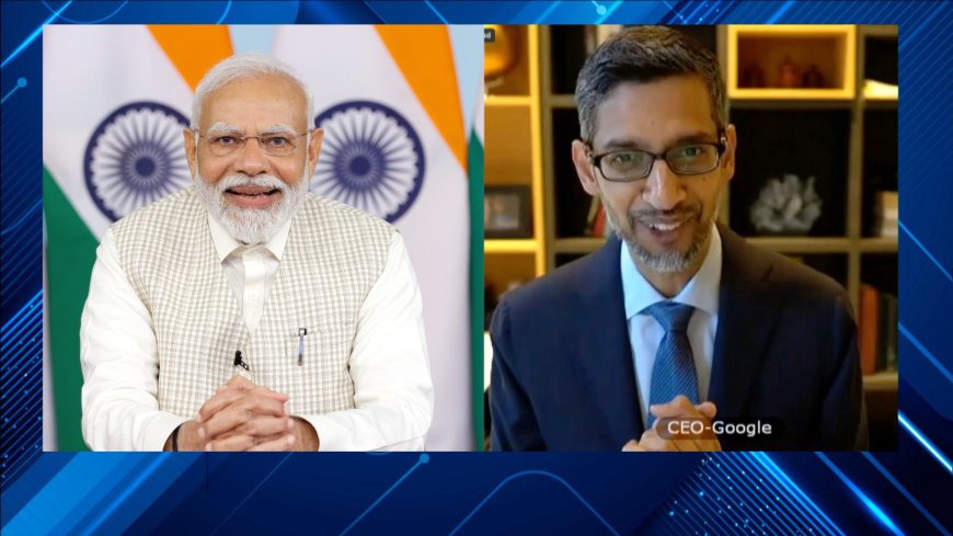 PM virtually interacts with the CEO of Google and Alphabet Mr. Sundar Pichai