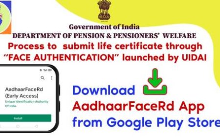 Face Authentication Submission of Digital Life Certificate will make life certificate submission easy and seamless for pensioners.