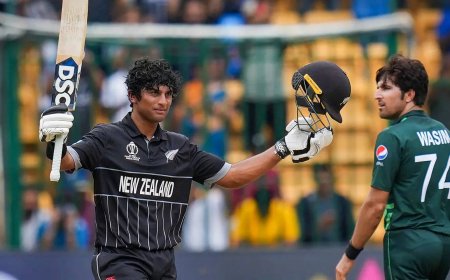 'Rachin goes past Sachin': Ravindra sets WC records with third century