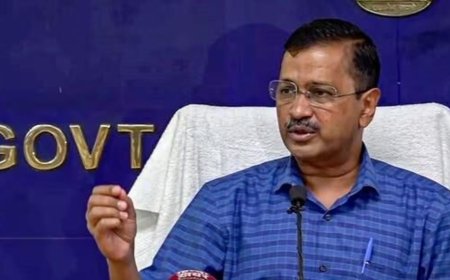 EC issues notice to Delhi BJP chief over social media posts against CM Arvind Kejriwal