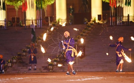 Glimpses of Sestercentennial celebrations of the President’s Bodyguard at Rashtrapati Bhavan