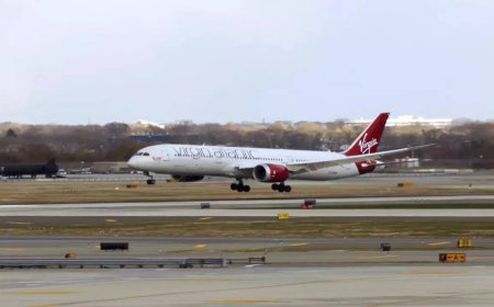 Virgin Atlantic jet lands after maiden transatlantic flight on low-carbon fuel