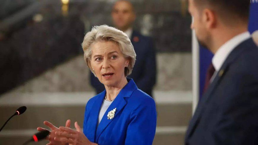 EU's von der Leyen visits Kyiv ahead of report on accession progress