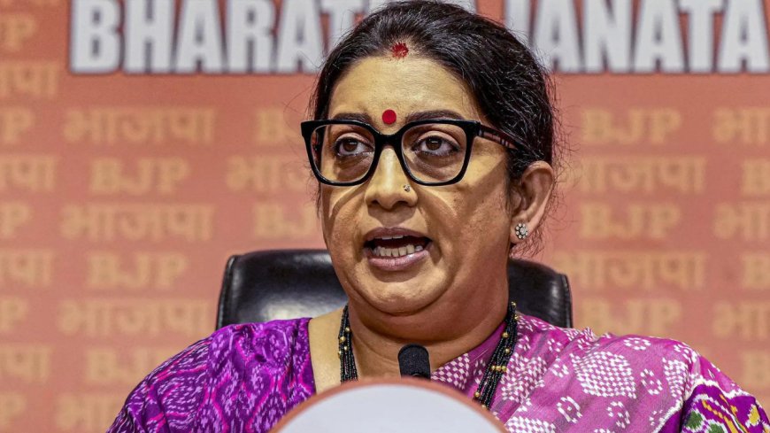 Smriti Irani slams Baghel over Rs 500 crore kickbacks