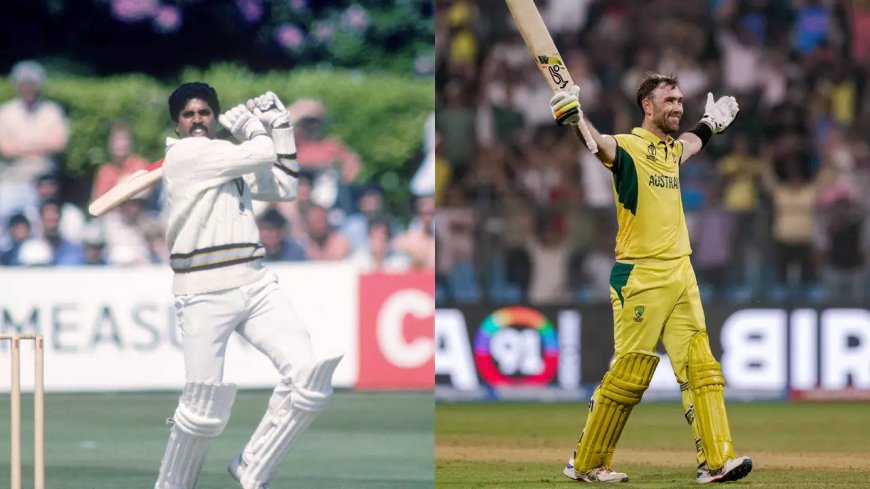 Maxwell's heroics evoke memories of Kapil's 1983 WC exploits