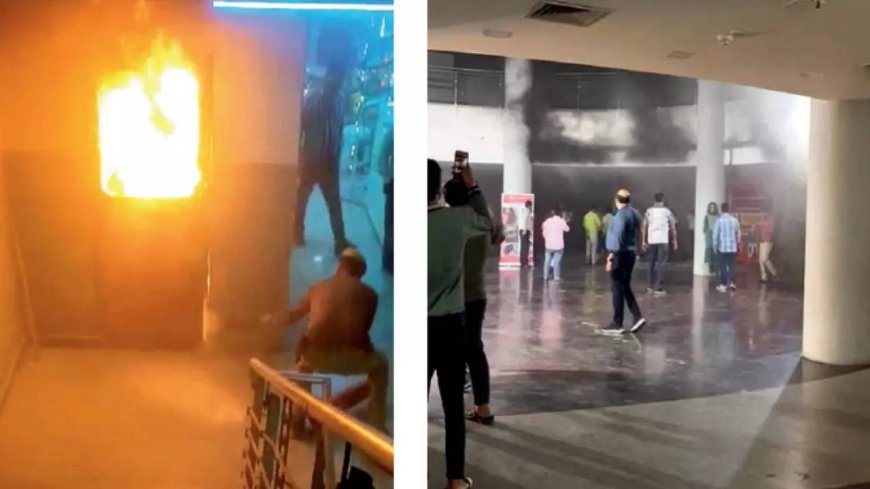 550 evacuated after fire breaks out in NCR mall