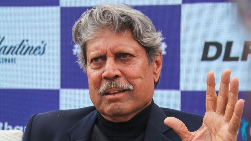 'Don't keep so much hopes..': Kapil Dev on India's World Cup campaign