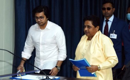 Mayawati designates nephew Akash Anand as successor to lead BSP