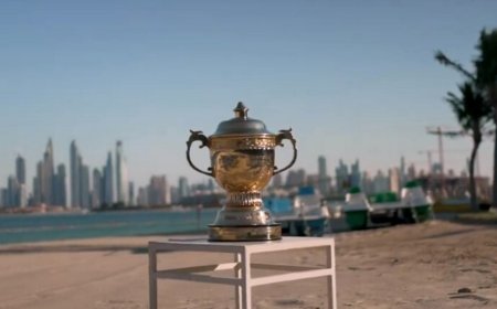 IPL 2024 Trophy unveiled in Dubai ahead of the auction | Watch