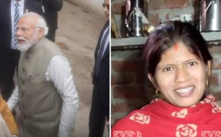 In Ayodhya, PM Modi stops for tea at Ujjwala beneficiary's house