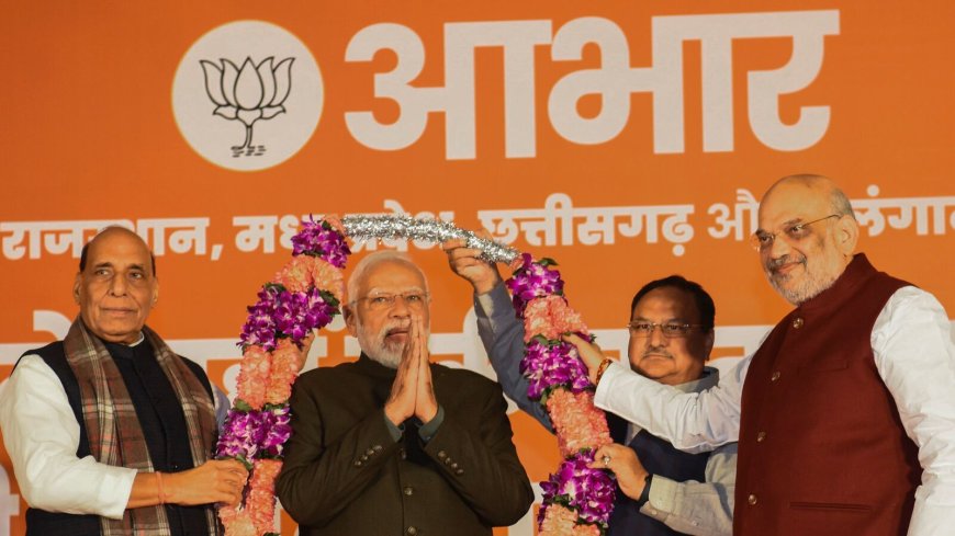 BJP receives  ₹719 crore funding in FY 2022-23; Donation to Congress reduces to  ₹79 crore: ECI report