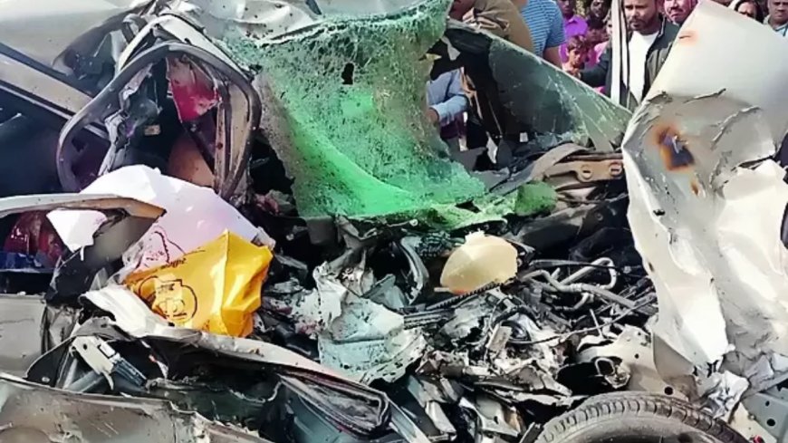 Newlyweds among 5 of family killed as car collides with truck in C'garh