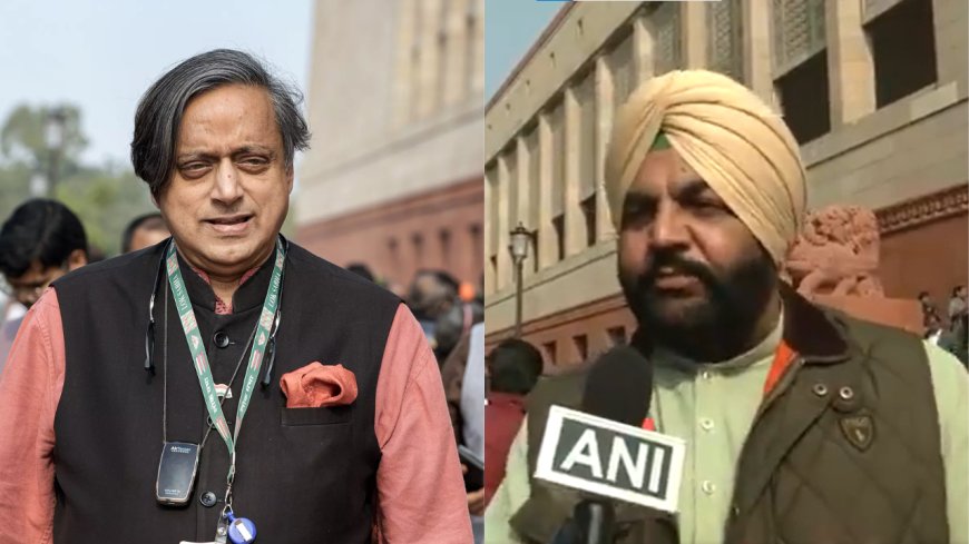 Tharoor praises 'brave' Aujla for resisting intruders in LS