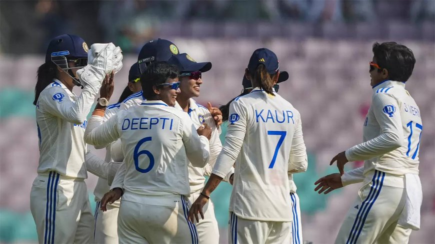 Women's Test: India hammer England by 347 runs