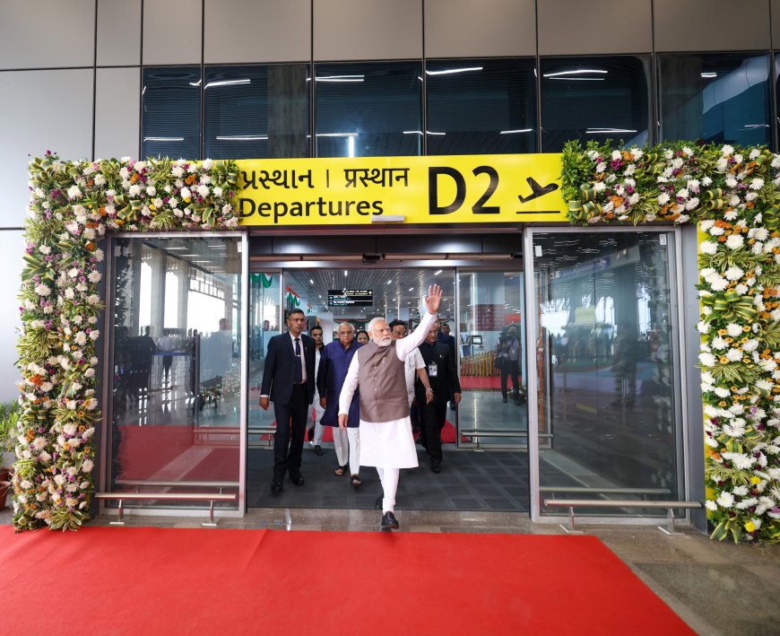 PM inaugurates new terminal building at Surat Airport, Gujarat