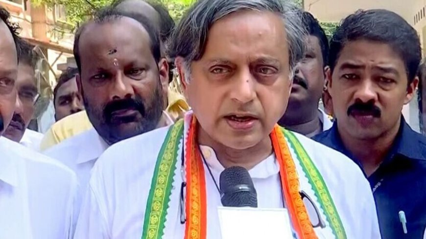 Kerala: Shashi Tharoor, K Sudhakaran other Cong leaders booked for ruckus during protest march