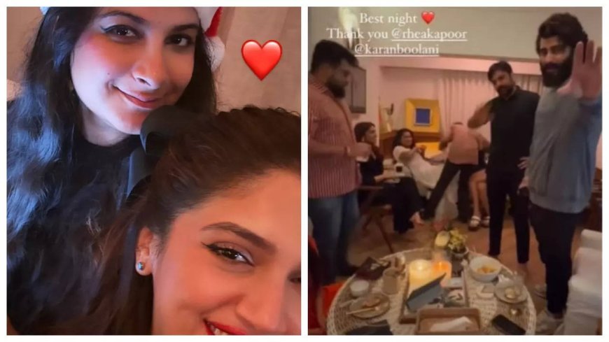Bhumi celebrates Christmas with Arjun, Rhea