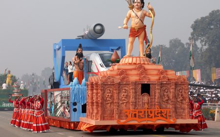 Kartavya Path on the occasion of 75th Republic Day celebrations