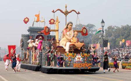 Kartavya Path on the occasion of 75th Republic Day celebrations