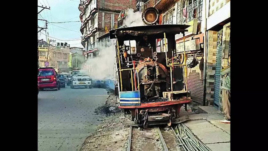 Darjeeling toy train carrying tourists goes off tracks