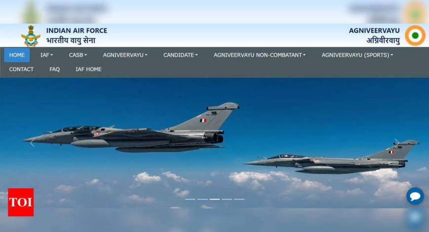 Indian Airforce Agniveervayu 1/2025 intake notice released; Registrations begin Jan 17, check details