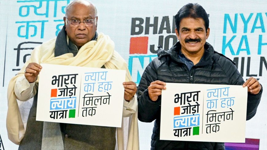 Bharat Jodo Nyay Yatra: Congress unveils logo, slogan and aim of 6000-km long march