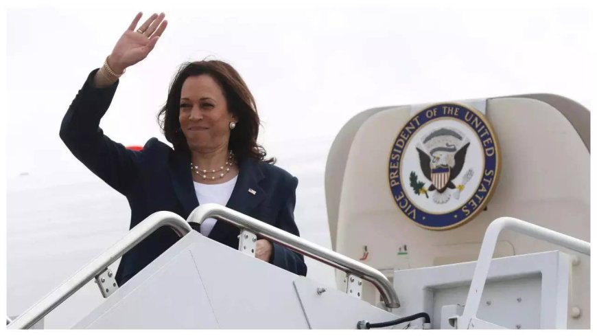 US VP Kamala Harris' aircraft diverted due to stormy weather