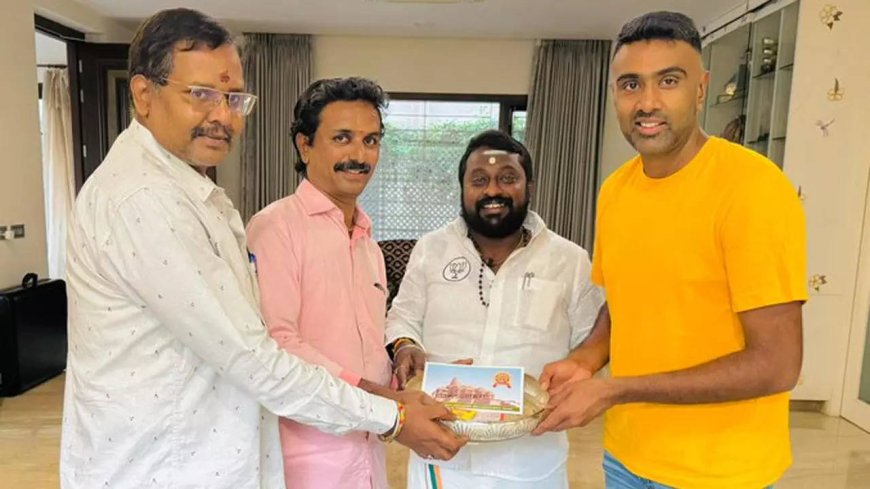 Ashwin receives invitation for 'Pran Pratishtha' ceremony